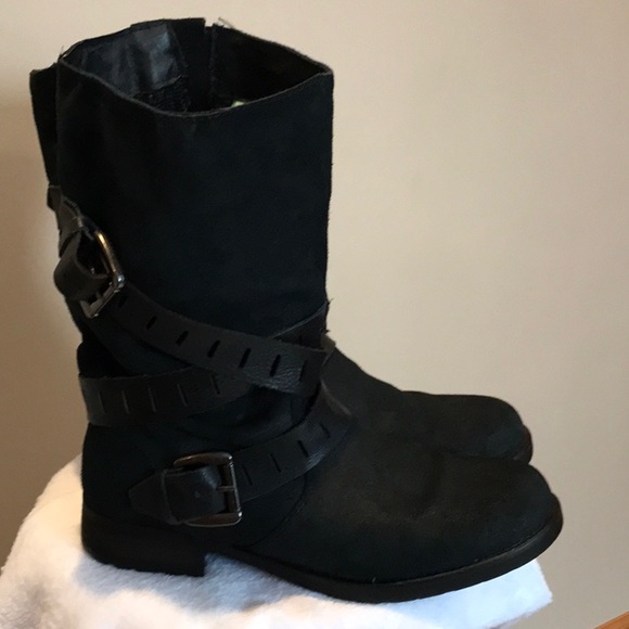 Cougar Black Leather, leather wrapped midi boot, waterproof size 11 - Picture 3 of 6